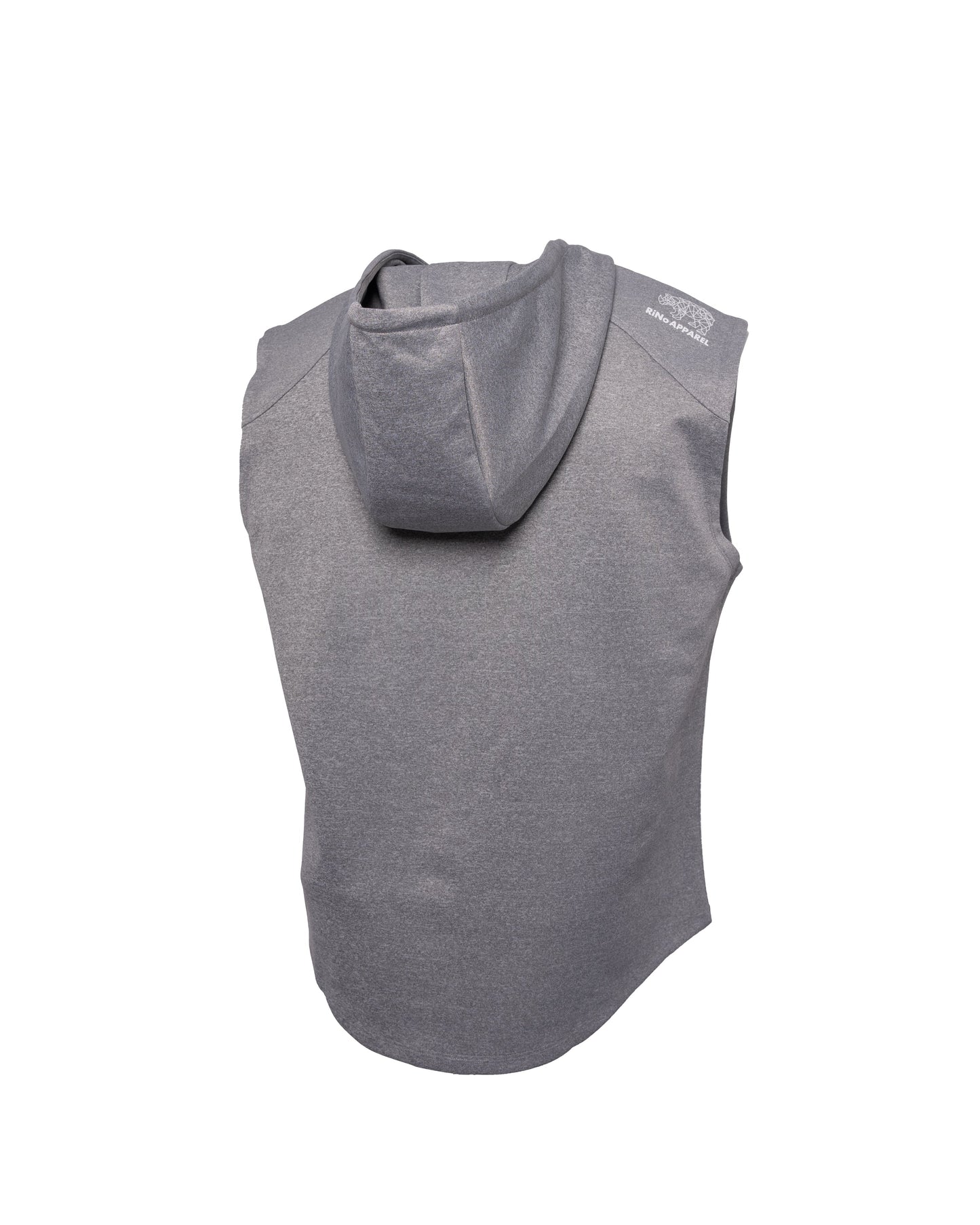 Sleeveless Hoodie (Gray) by RiNo APPAREL