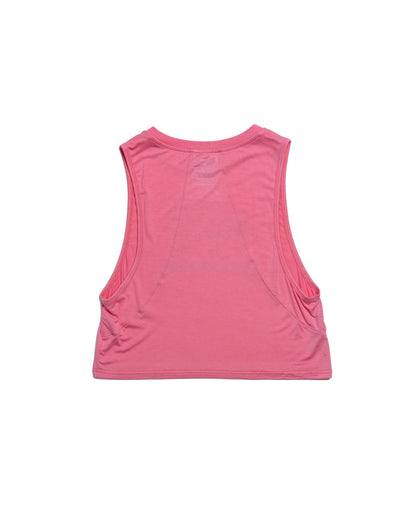 Sleeveless Crop Tank (Pink) by RiNo APPAREL