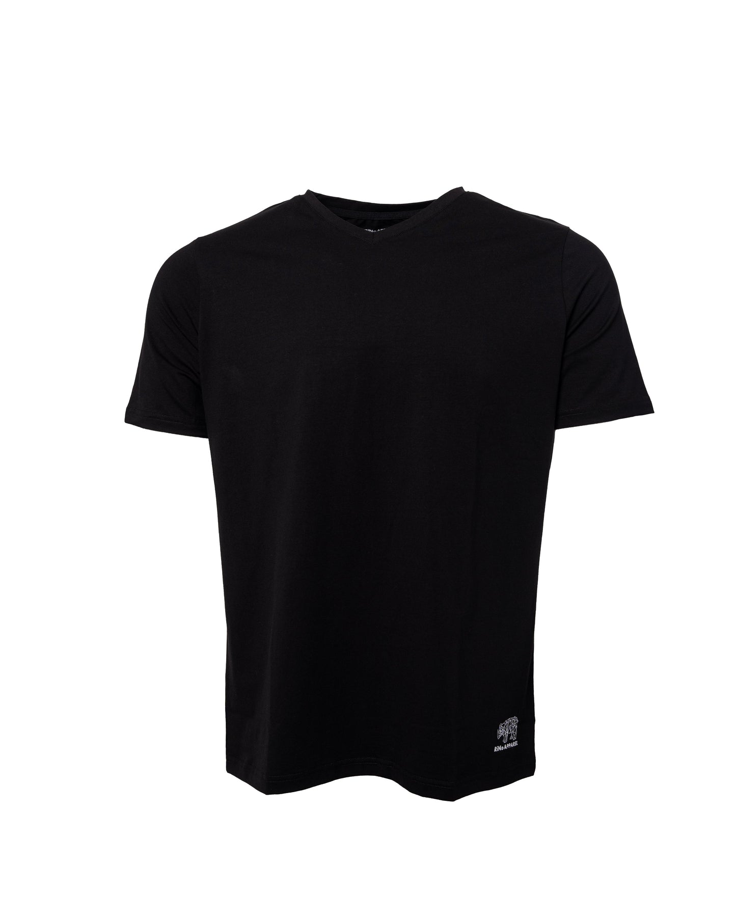 V-Neck Tee (Black) by RiNo APPAREL