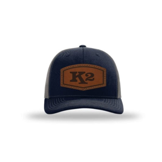 K2 Leather Patch Hat by K2Coolers