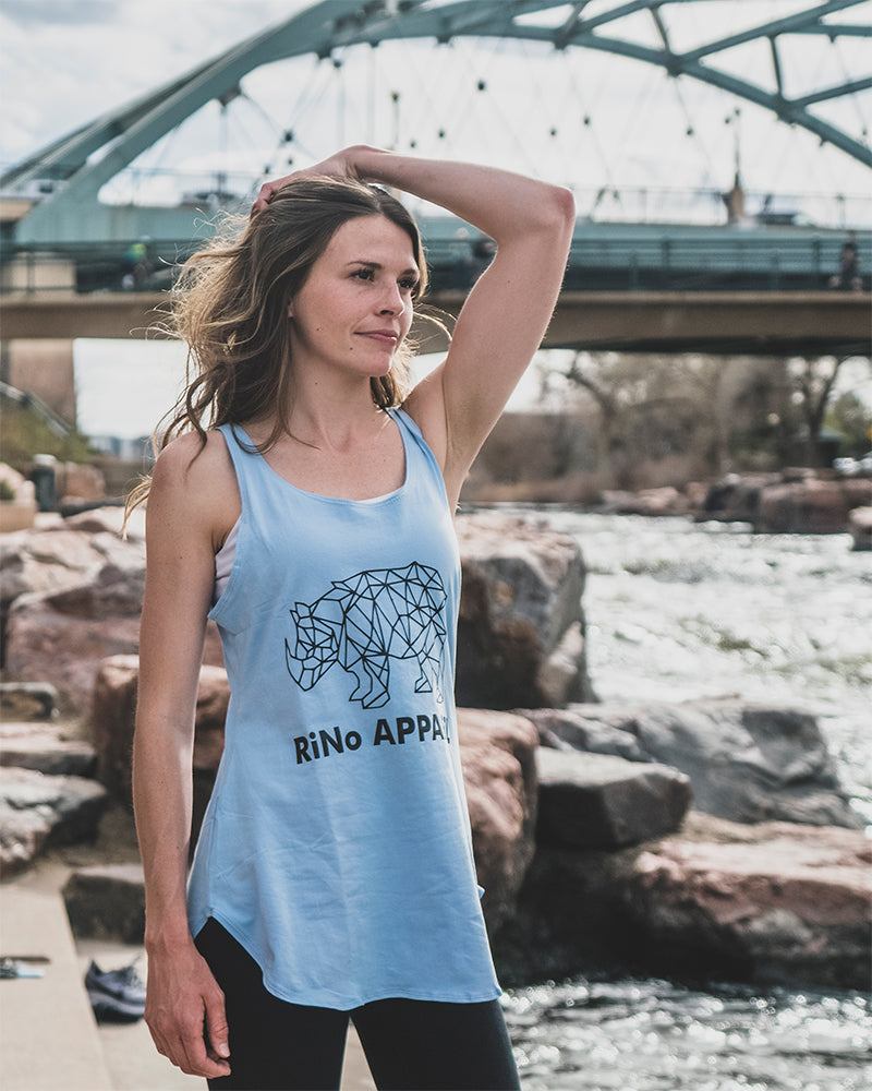 PureBreeze Tank (Carolina Blue) by RiNo APPAREL