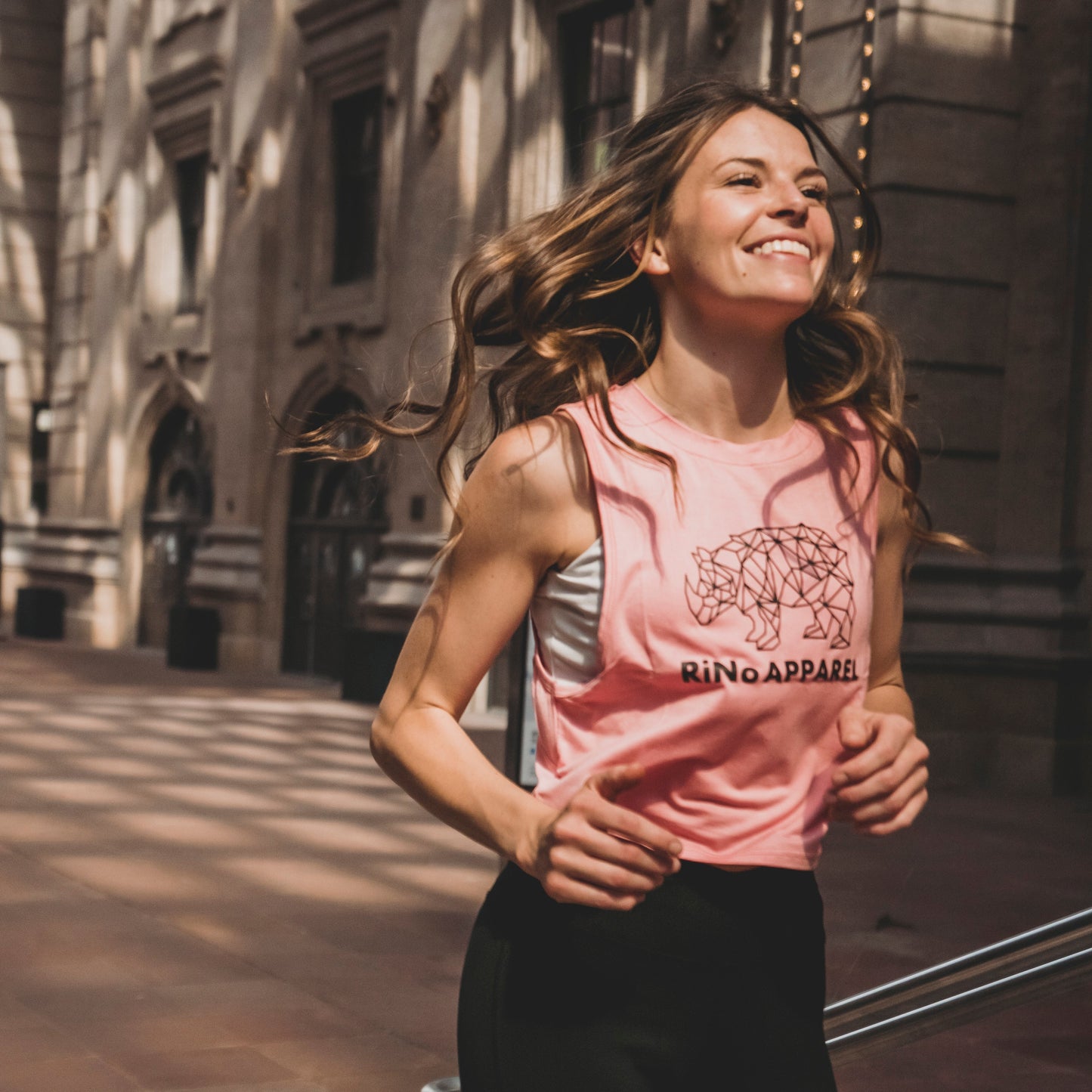 Sleeveless Crop Tank (Pink) by RiNo APPAREL