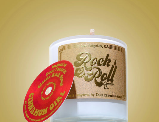 Cinnamon Girl by Rock & Roll Candle Co.