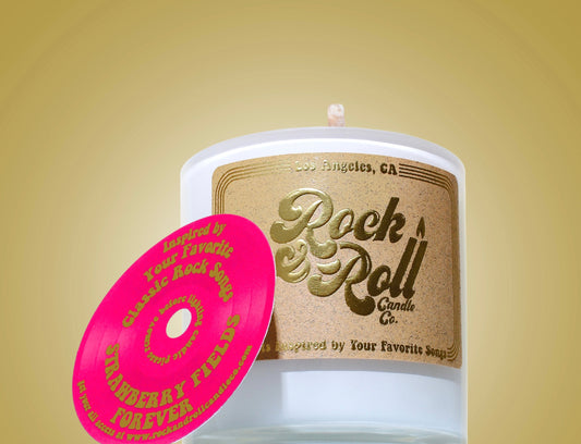 Strawberry Fields Forever by Rock & Roll Candle Co.