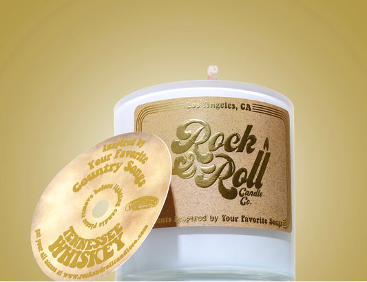 R&RCCo x Vinyl Ranch: Tennessee Whiskey by Rock & Roll Candle Co.