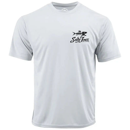 Salty Joe's Skeleton Fish Graphic Workout Tee by Joe's Surf Shop