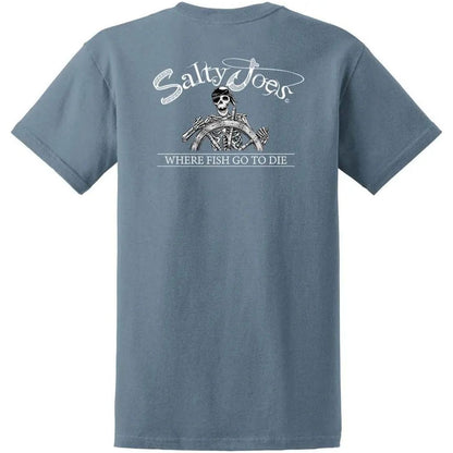 Salty Joe's Back From The Depths Heavyweight Cotton Tee by Joe's Surf Shop