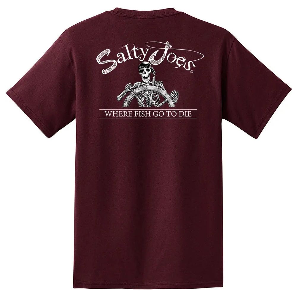 Salty Joe's Back From The Depths Heavyweight Pocket Tee by Joe's Surf Shop