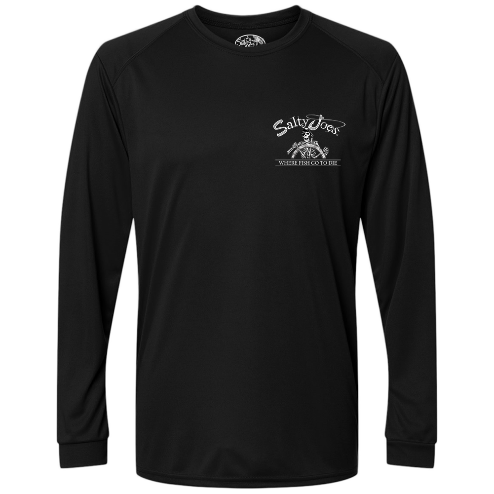 Salty Joe's Back From The Depths Long Sleeve Sun Shirt by Joe's Surf Shop