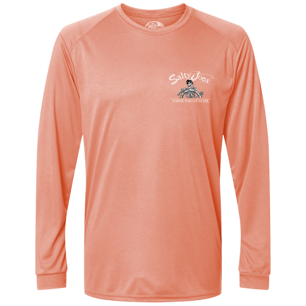 Salty Joe's Back From The Depths Long Sleeve Sun Shirt by Joe's Surf Shop