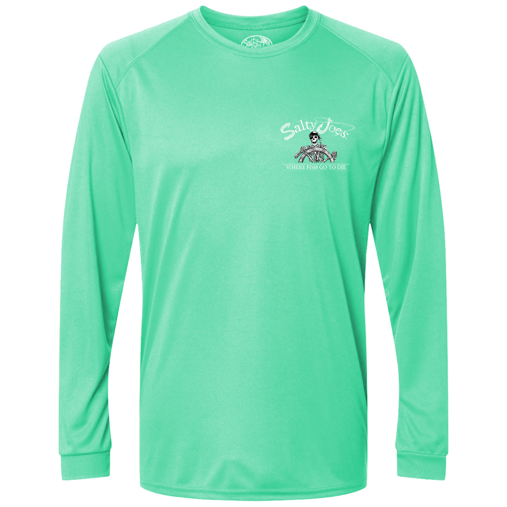 Salty Joe's Back From The Depths Long Sleeve Sun Shirt by Joe's Surf Shop