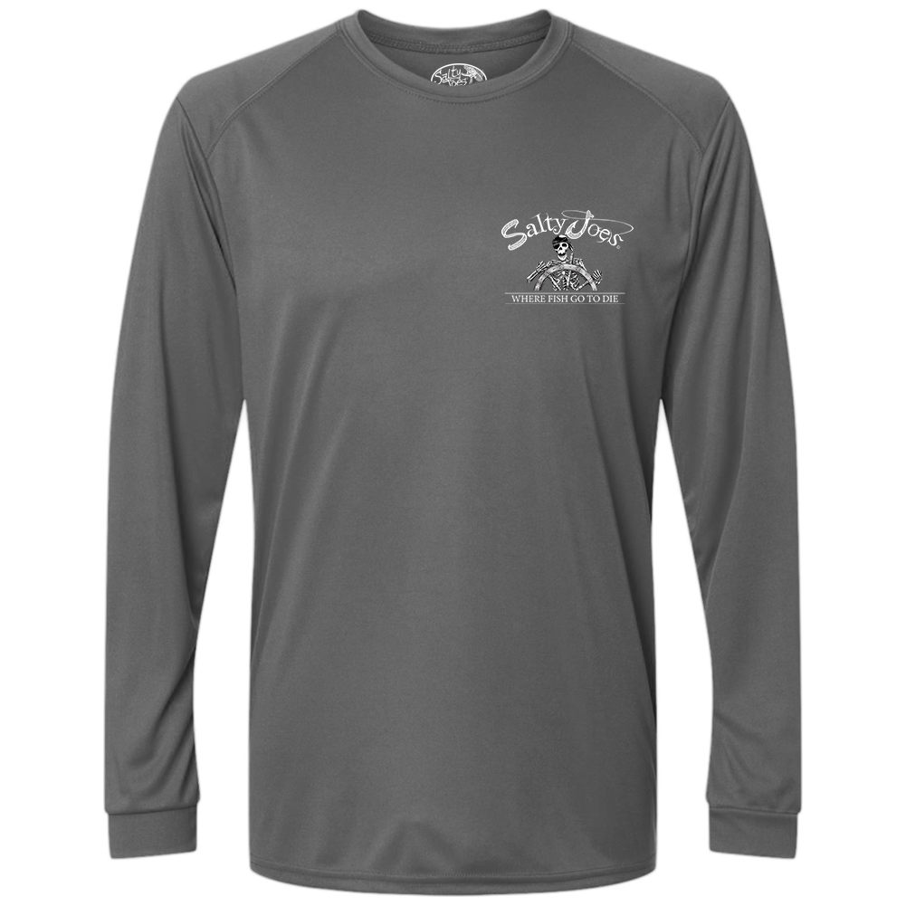 Salty Joe's Back From The Depths Long Sleeve Sun Shirt by Joe's Surf Shop