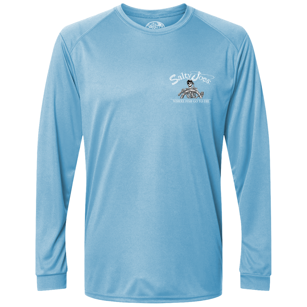 Salty Joe's Back From The Depths Long Sleeve Sun Shirt by Joe's Surf Shop