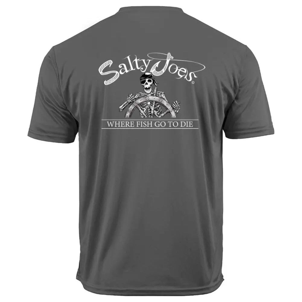 Salty Joe's Back From The Depths Graphic Workout Tee by Joe's Surf Shop