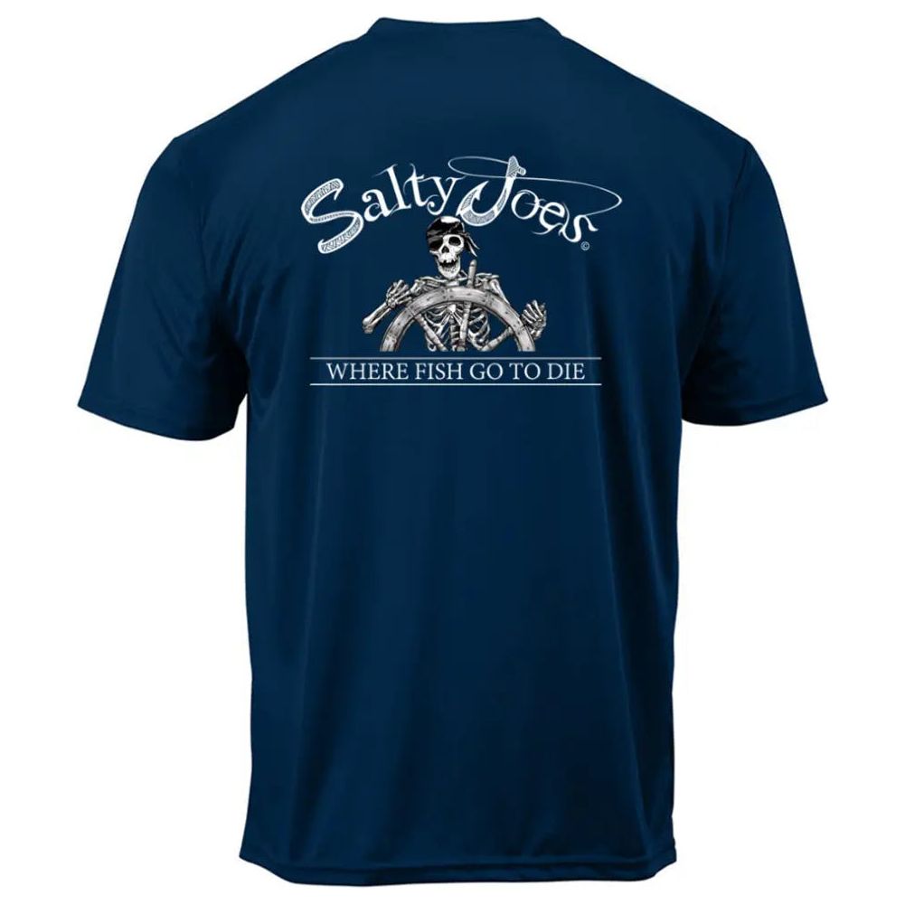 Salty Joe's Back From The Depths Graphic Workout Tee by Joe's Surf Shop