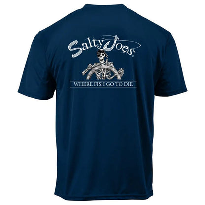 Salty Joe's Back From The Depths Graphic Workout Tee by Joe's Surf Shop