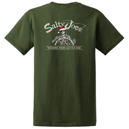 Salty Joe's Christmas Heavyweight Cotton Tee by Joe's Surf Shop