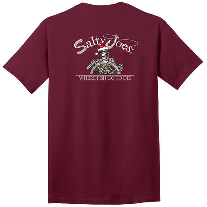 Salty Joe's Christmas Heavyweight Cotton Tee by Joe's Surf Shop