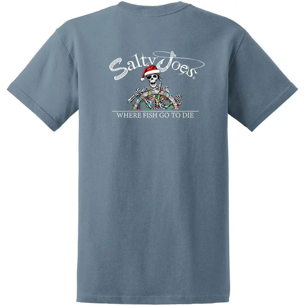 Salty Joe's Christmas Heavyweight Cotton Tee by Joe's Surf Shop