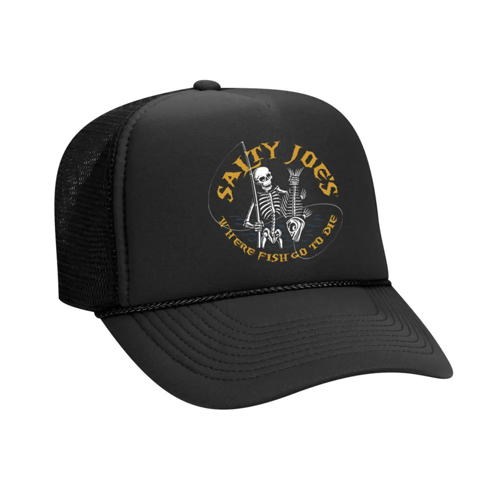 Salty Joe's Fishin' Bones Foam Trucker Hat by Joe's Surf Shop