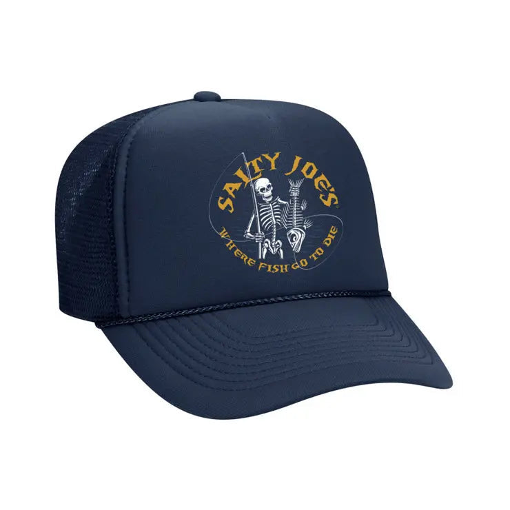 Salty Joe's Fishin' Bones Foam Trucker Hat by Joe's Surf Shop