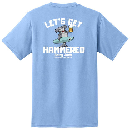 Salty Joe's "Let's Get Hammered" Heavyweight Pocket Tee by Joe's Surf Shop