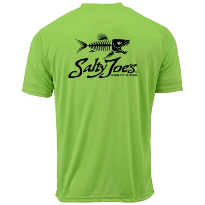 Salty Joe's Skeleton Fish Graphic Workout Tee by Joe's Surf Shop