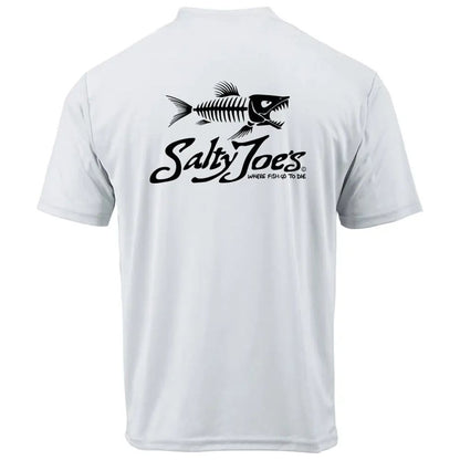 Salty Joe's Skeleton Fish Graphic Workout Tee by Joe's Surf Shop