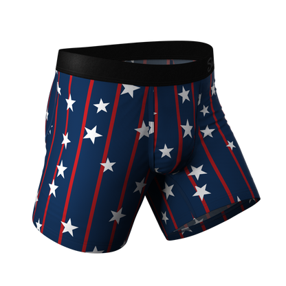 The Stars & Stripes | American Flag Ball Hammock® Pouch Underwear by Shinesty