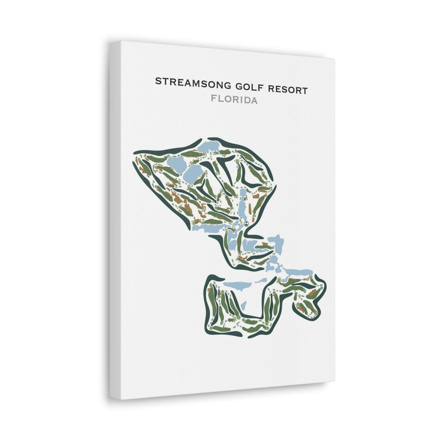 Streamsong Golf & ClubHouse, Florida - Printed Golf Courses by Golf Course Prints