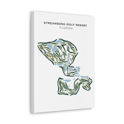 Streamsong Golf & ClubHouse, Florida - Printed Golf Courses by Golf Course Prints