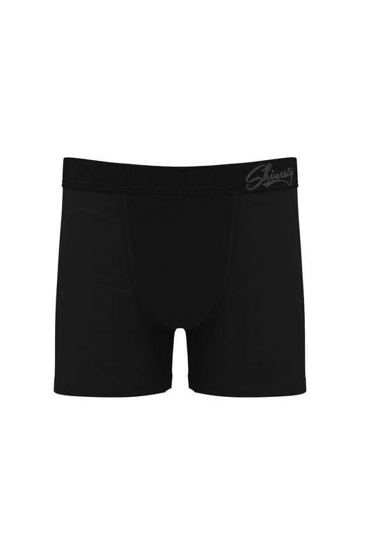 The Threat Level Midnight | Solid Black Boys Boxers by Shinesty