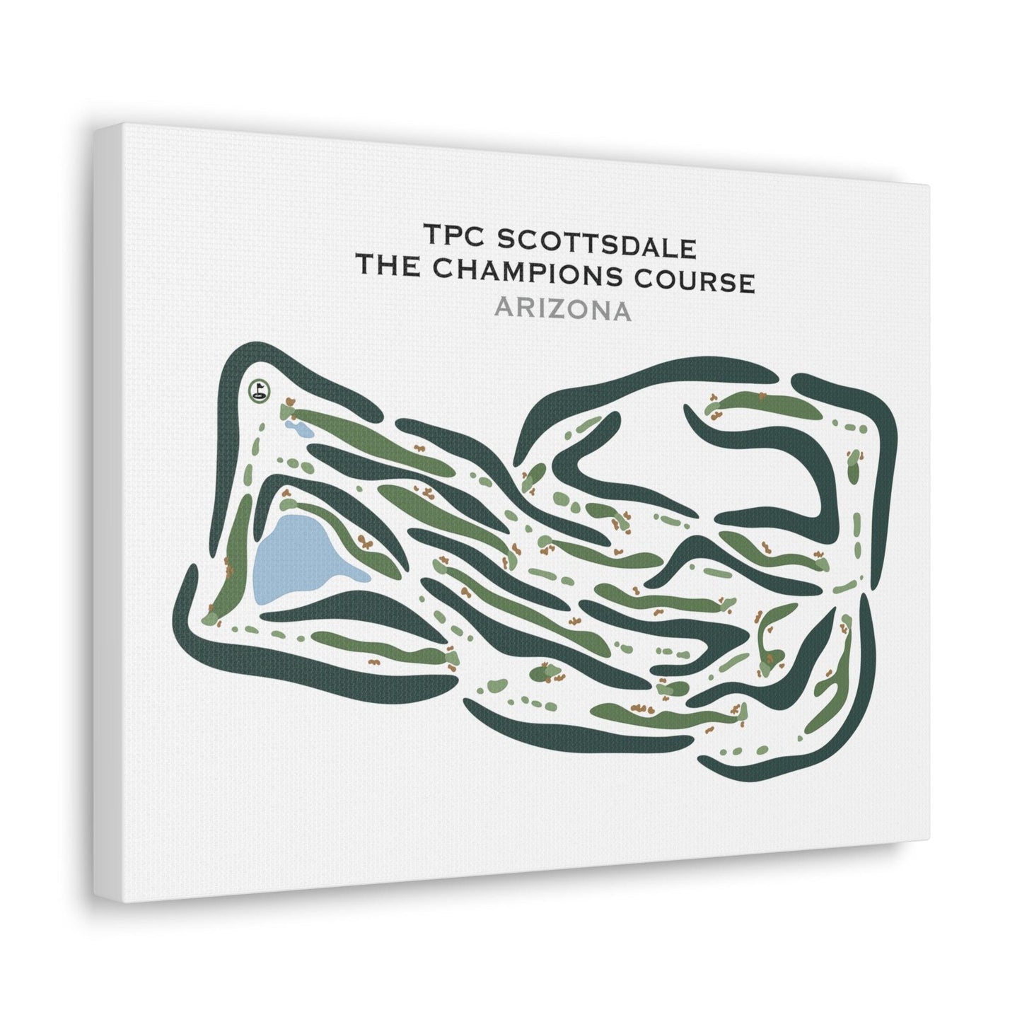 TPC Scottsdale The Champions Course, Arizona - Printed Golf Courses by Golf Course Prints