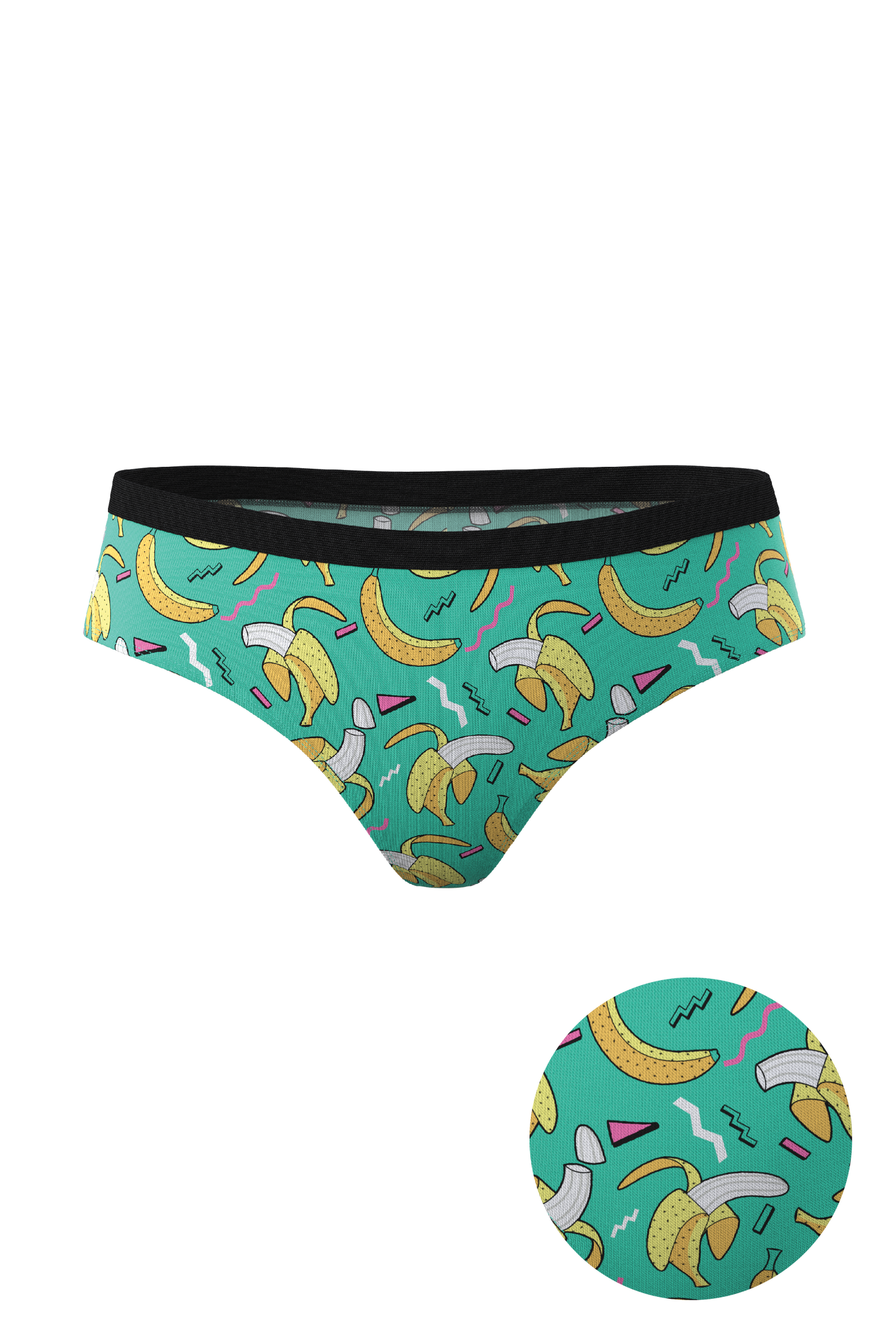 The Health Class | Retro Banana Cheeky Underwear by Shinesty