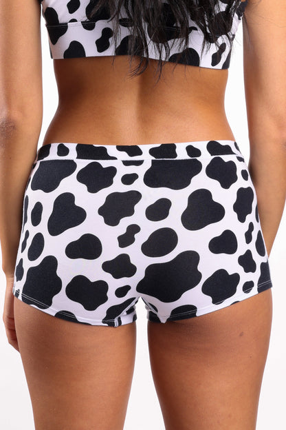 The Milk Me | Cow Print Modal Boyshort Underwear by Shinesty