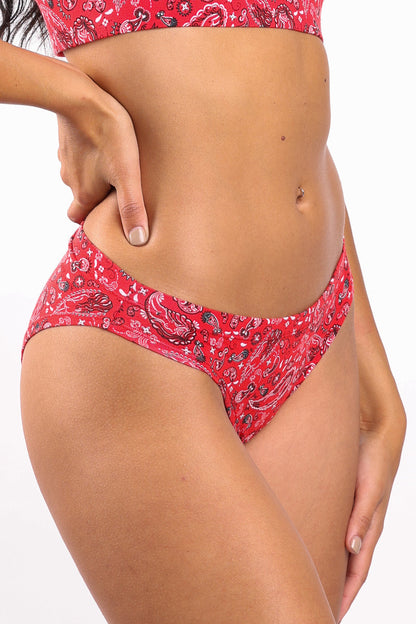 The Outlaw | Naughty Paisley Modal Bikini Underwear by Shinesty