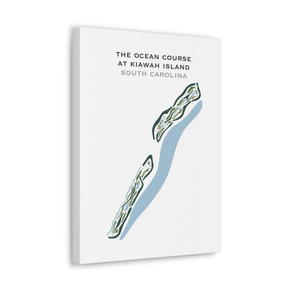 The Ocean Course at Kiawah Island, South Carolina - Printed Golf Courses by Golf Course Prints