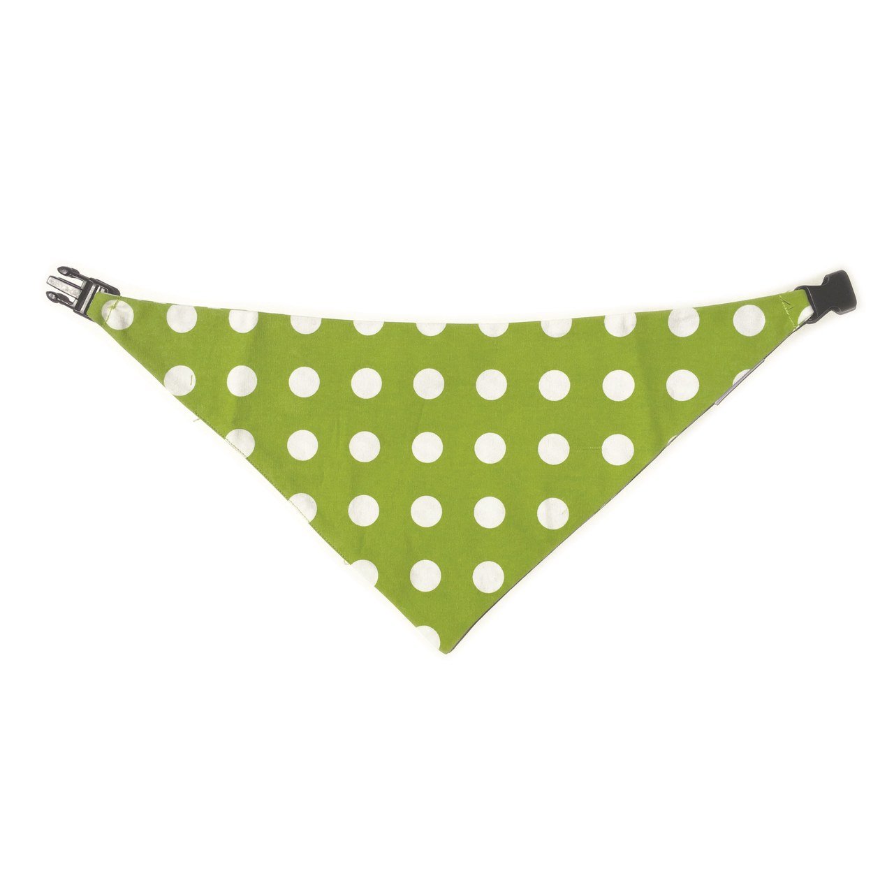 Lime Green Chevron Reversible Dog Bandana by Uptown Pups