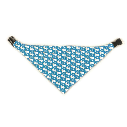 Holiday Snowmen Reversible Dog Bandana by Uptown Pups