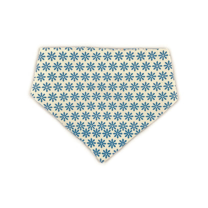 Holiday Snowmen Reversible Dog Bandana by Uptown Pups