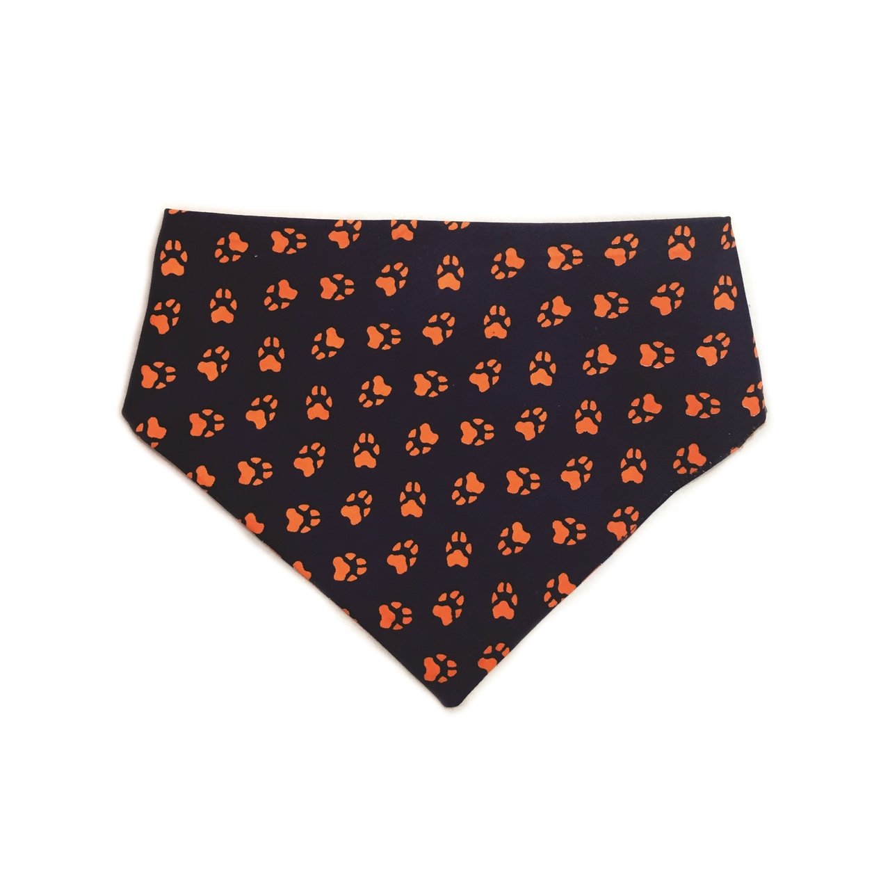 Blue & Orange Reversible Dog Bandana by Uptown Pups