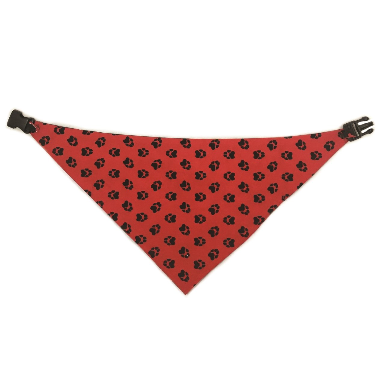 Red & Black Reversible Dog Bandana by Uptown Pups