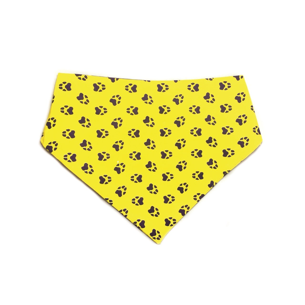 Yellow & Purple Reversible Dog Bandana by Uptown Pups