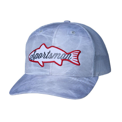 Fish Snapback Fishing Hat - Bonefish/Light Grey by Sportsman Gear