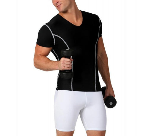 Insta Slim Activewear Compression V-neck VA0221 by InstantFigure - InstaSlim - InstantRecoveryMD