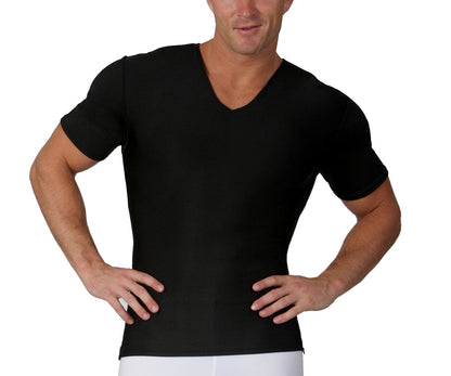 Insta Slim Compression V-Neck with Right Side Zip VS00Z1 by InstantFigure - InstaSlim - InstantRecoveryMD