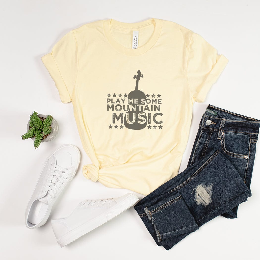 Mountain Music Western Graphic T-Shirt - WE114 by Rockledge Designs LLC