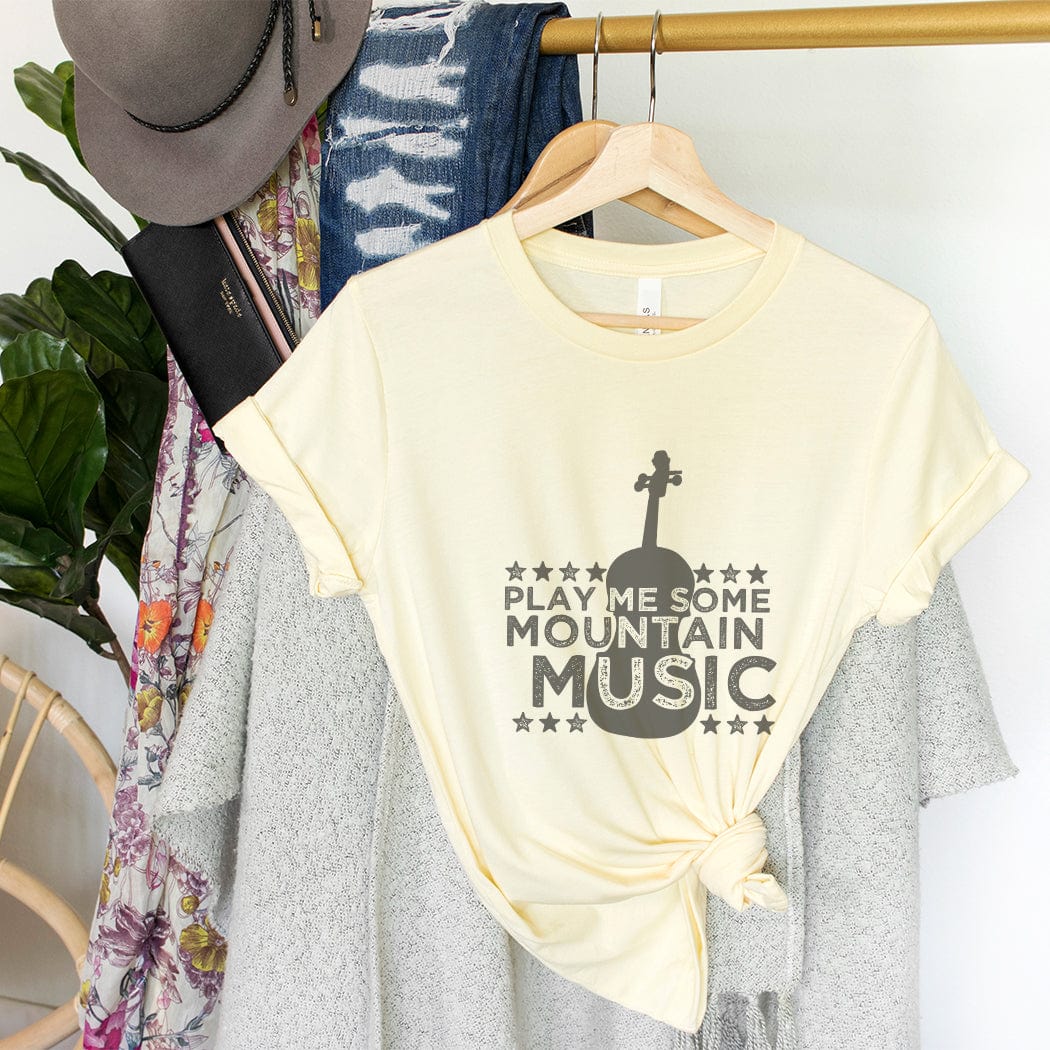 Mountain Music Western Graphic T-Shirt - WE114 by Rockledge Designs LLC