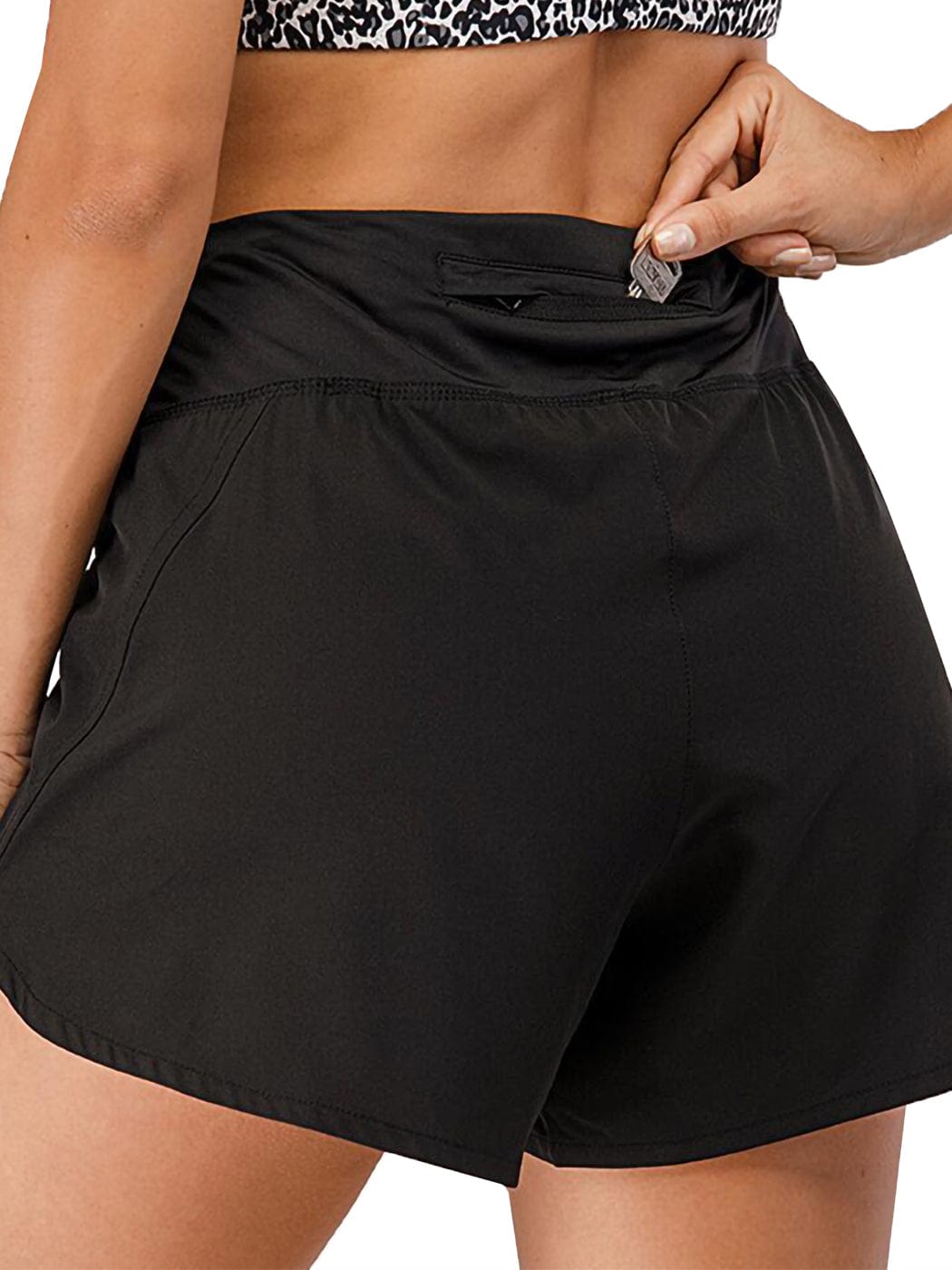 Running Shorts Drawstring Yoga Gym Athletic Shorts with Pockets by Anna-Kaci