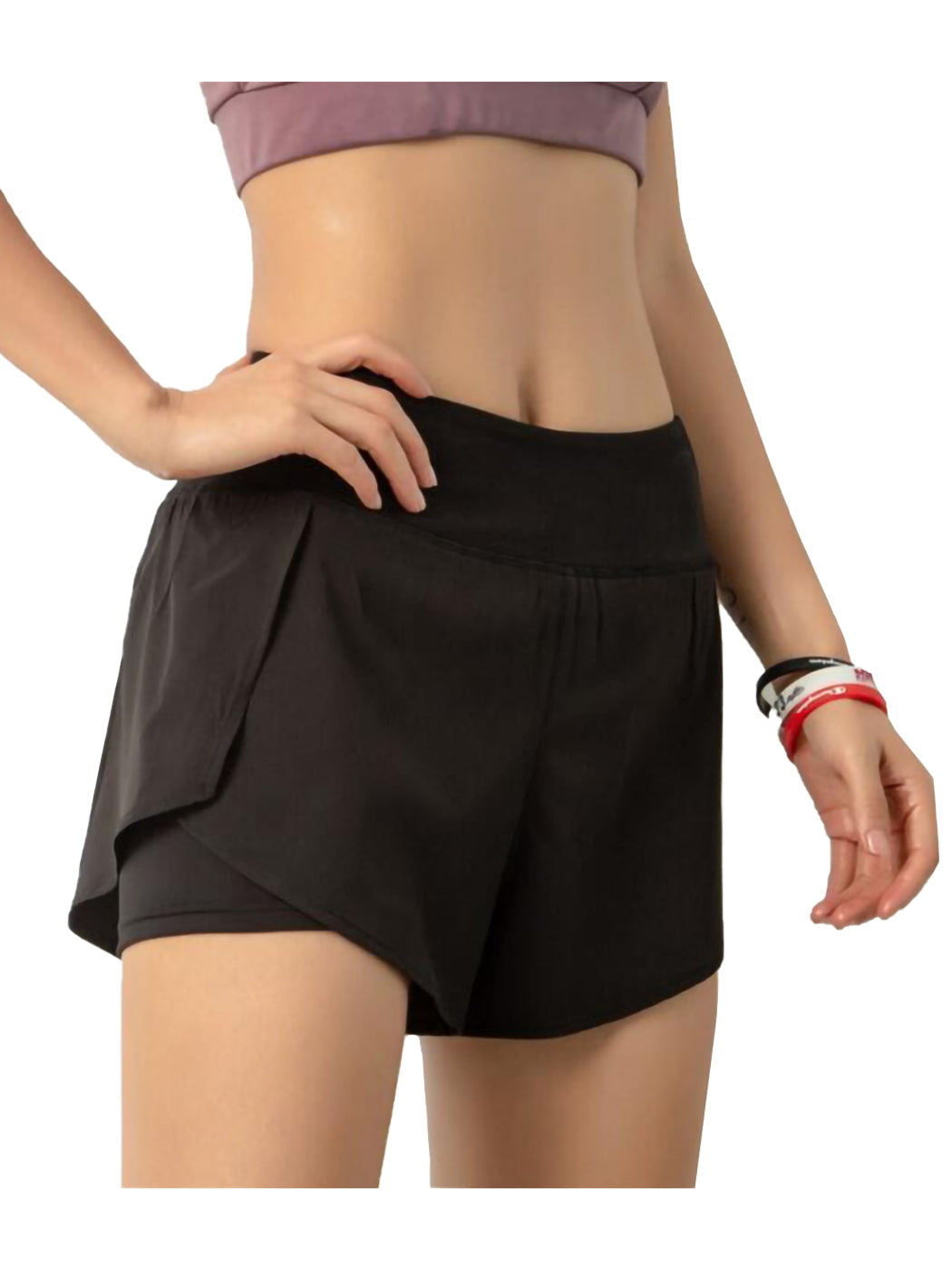 Workout Running Shorts Quick Dry with Pocket by Anna-Kaci